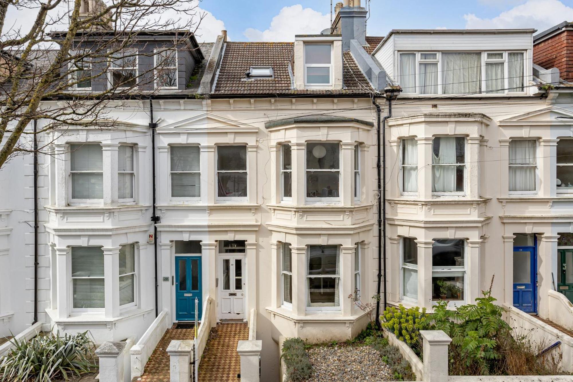 Central Hove Flat W Large Garden Bagian luar foto